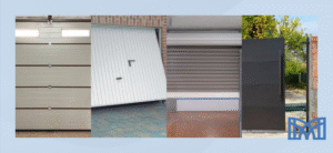 Diferentes tipos de puertas de garaje automáticas en León: seccional, basculante, enrollable y corredera