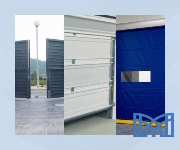 Tipos de puertas automáticas: corredera, batiente, seccional, rápida y enrollable